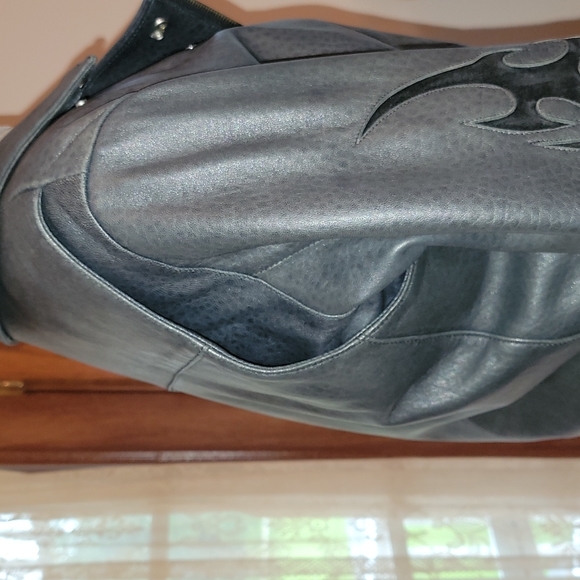 HARLEY Leather Riding Jacket - Picture 11 of 15